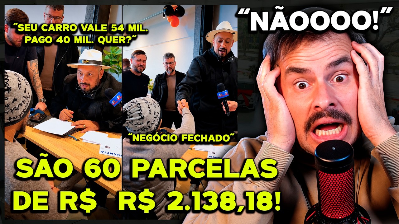 FOI VENDER O CARRO E SAIU COM 128 MIL DE DÍVIDA