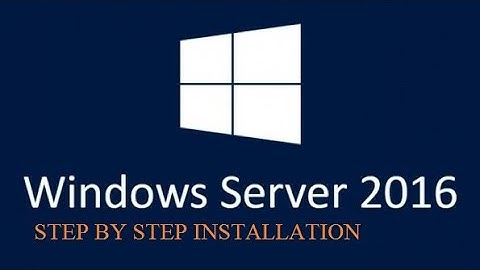 WINDOWS SERVER 2016 STEP BY STEP INSTALLATION IN VMWARE WORK STATION 15.0  (SESHU GROUP)