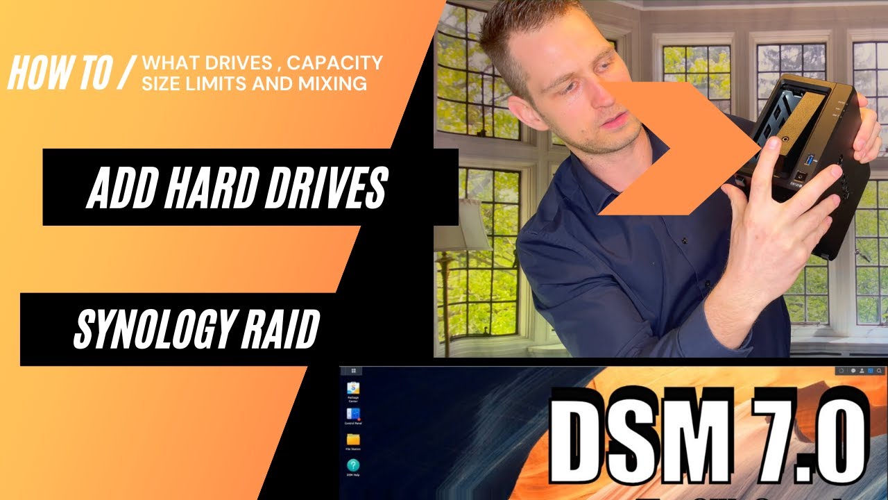 How to add more HDD drives to an existing RAID on Synology NAS - YouTube
