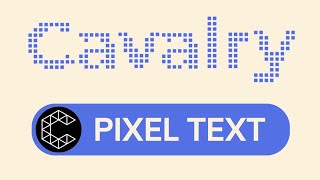 Pixelated Text Animation in Cavalry (FAST) Motion Graphics Tutorial