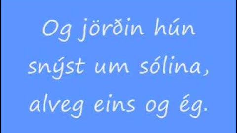 Við Gróttu - Bubbi Morthens (með texta)