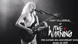 Dany Villarreal of THE WARNING || PRS 40th Anniversary Show || January 24, 2025 Profile