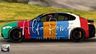Best Alfa Romeo Giulia Color Codes In New Update | Car Parking Multiplayer