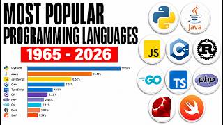 Most Popular Programming Languages (1965-2026)