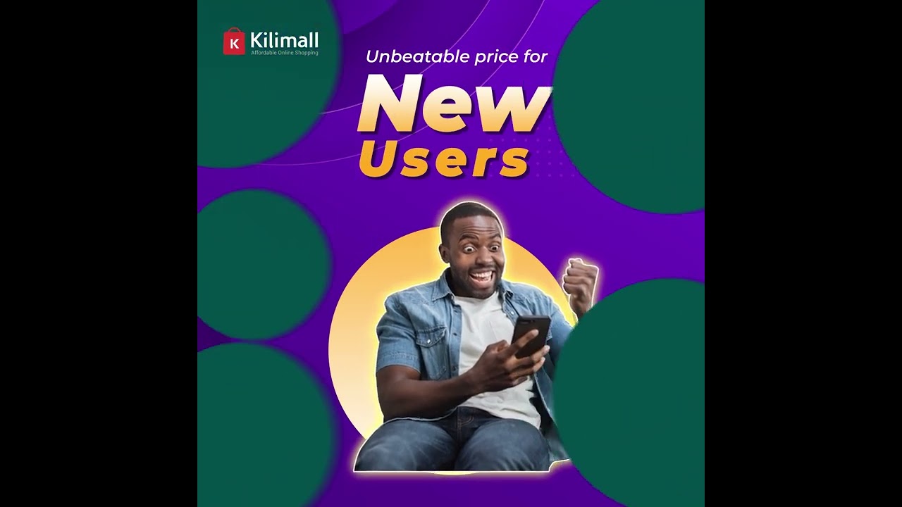 Download Kilimall app get super discounts!