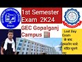Bihar Engineering University First Semester Exam 2K24 Batch |#tce #thecollegeedit @Thecollegeedit