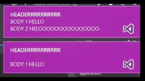Custom text toast devexpress c#