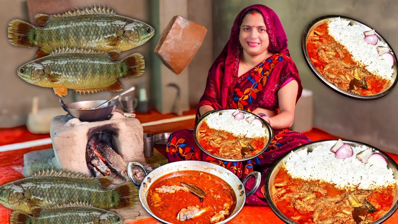 🐠 गाँव की Famous मछली करी | 🍛 Fish Curry Recipe | 😋 Desi Swad Wali Recipe