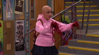 Jade GOT Cat Valentine back for shaved off Jade West eyebrows on Victorious (Part 2)