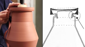 Making a Pottery Wheel Thrown Jar — Trimming & Finishing (Part 2)