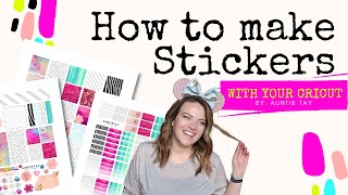 How to Make your own Stickers with Your Cricut Using Print than Cut