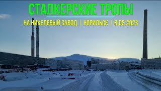 Сталкерские тропы. На Никелевый Завод. Норильск. 8.02 2023