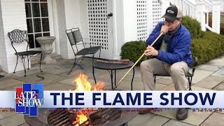 And On The Second Day Of Quarantine, Stephen Colbert Discovered Fire And On The Second Day Of Quarantine, Stephen Colbert Discovered Fire