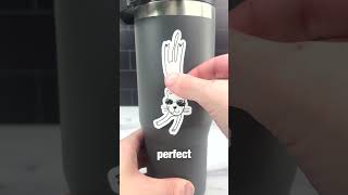 Water Bottle Stickers - How to put stickers on bottles with no bubbles! #stickers
