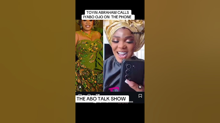 Toyin Abraham calls iyabo ojo to say she can't make#jp2025 Grand Finale.#toyinabraham#funkeakindele