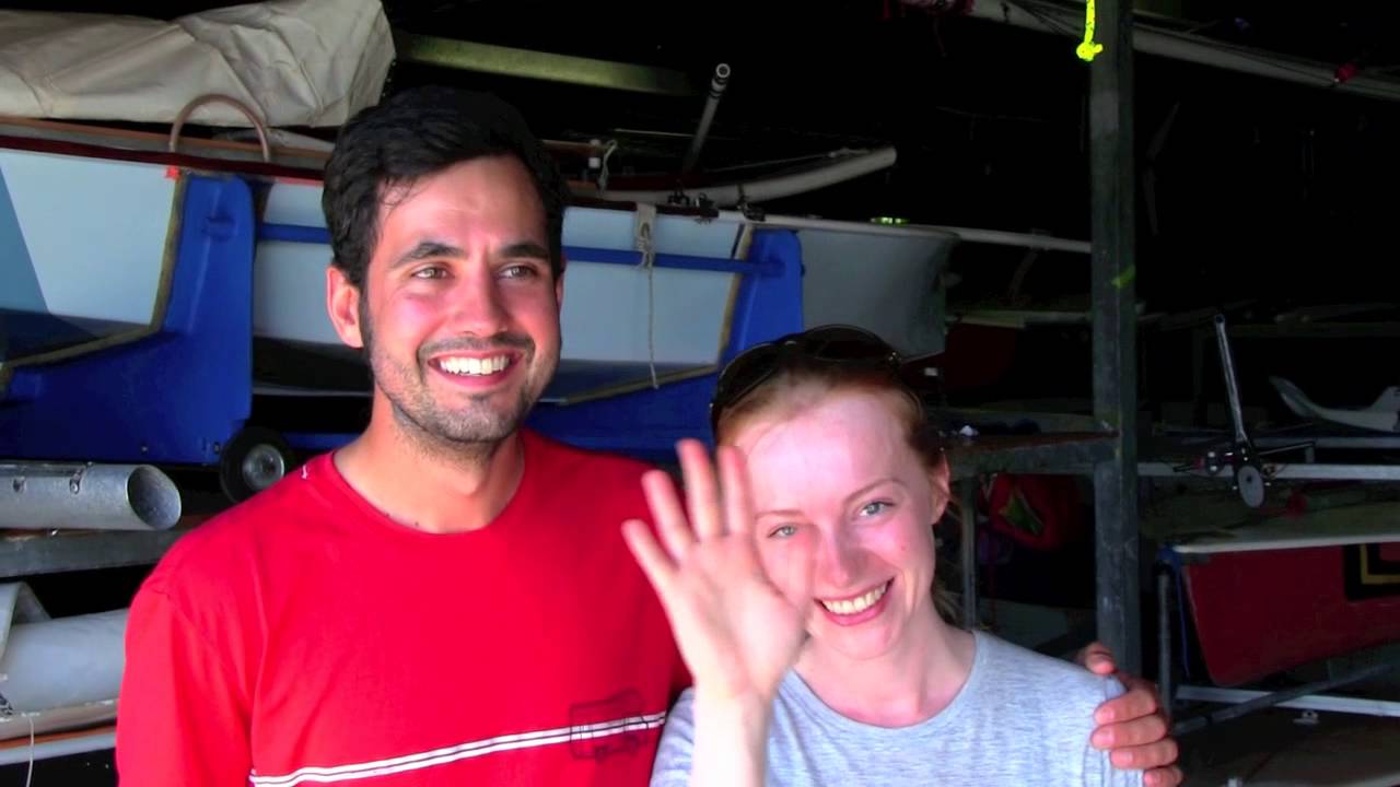 Alex Poole (and crew Natalia) at Teralba Sailing Club