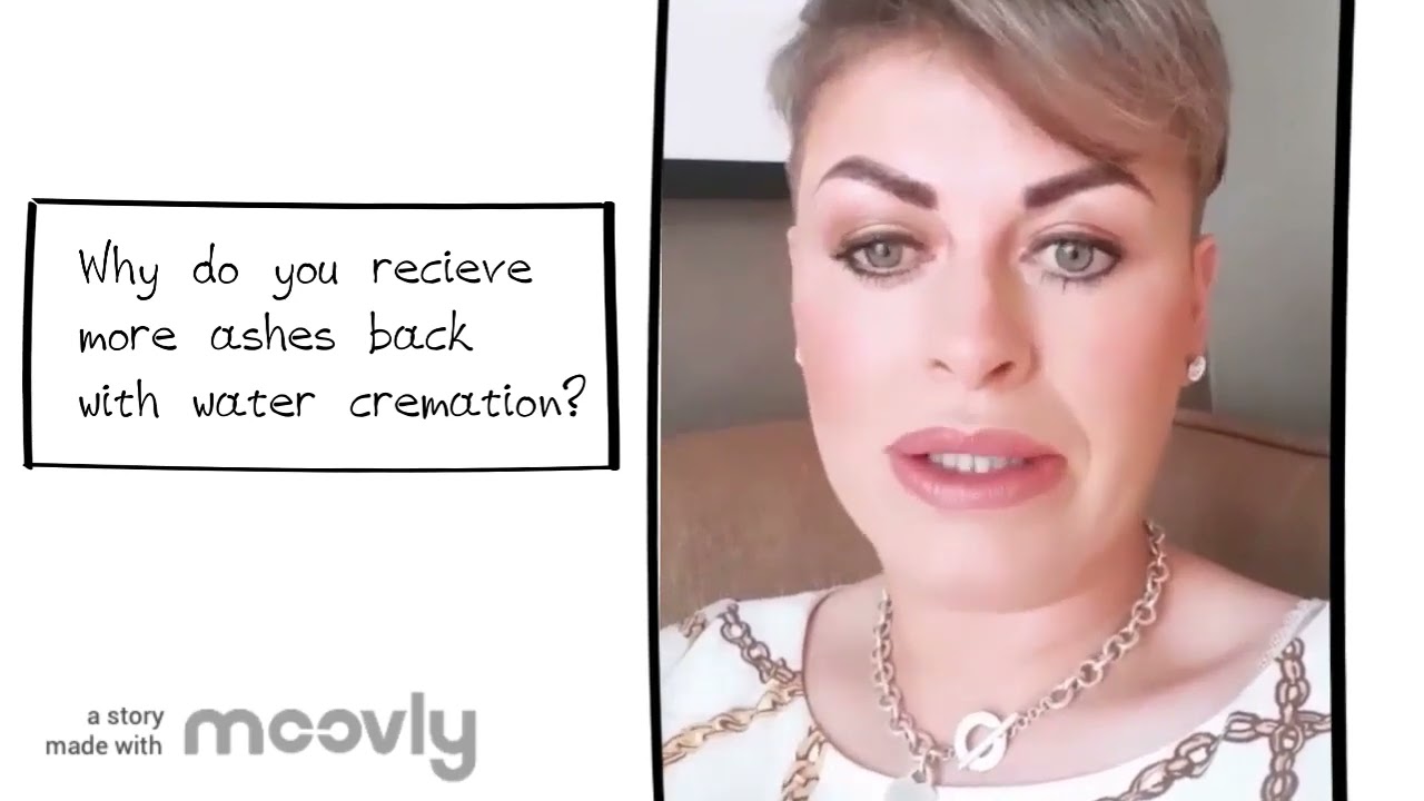 Why do you receive more ashes back with water cremation YouTube