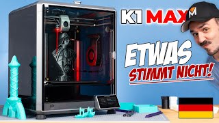 Creality K1 MAX | 3D Drucker mit Vollausstattung macht Probleme! (Test 2023)