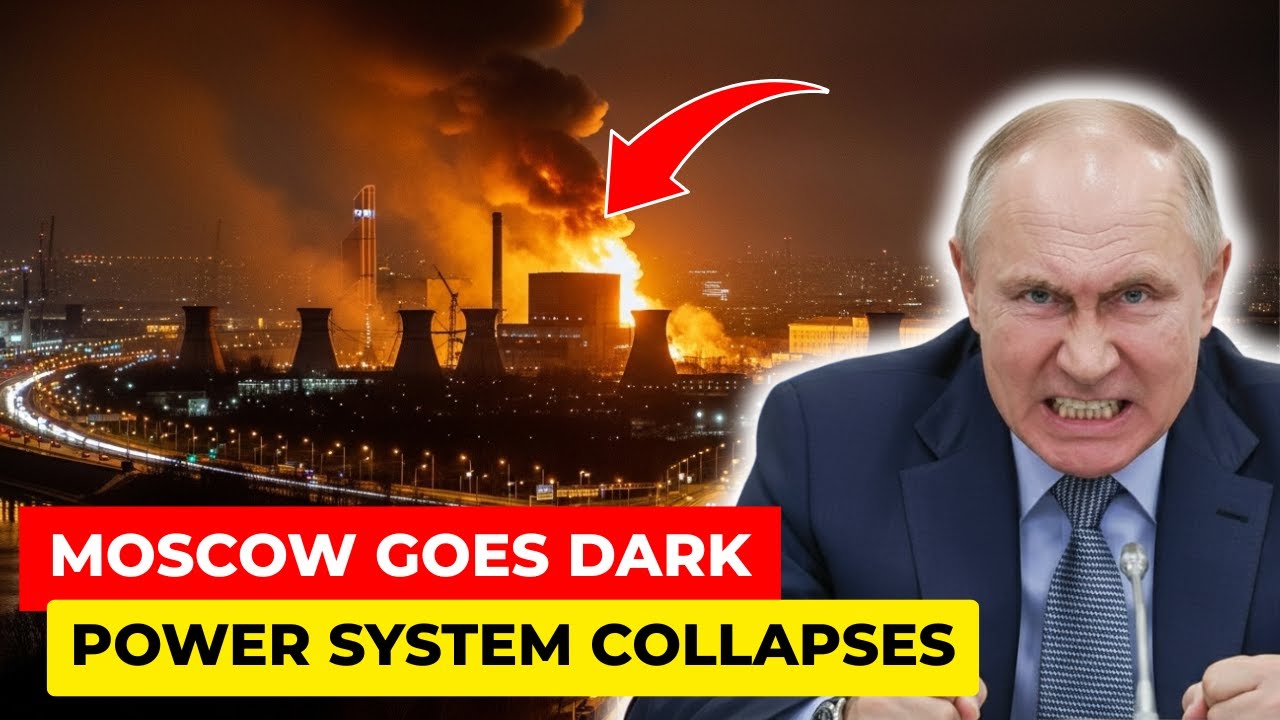 Moscow Plunged Into Darkness as Ukrainian Strikes Hit Key Power Plants