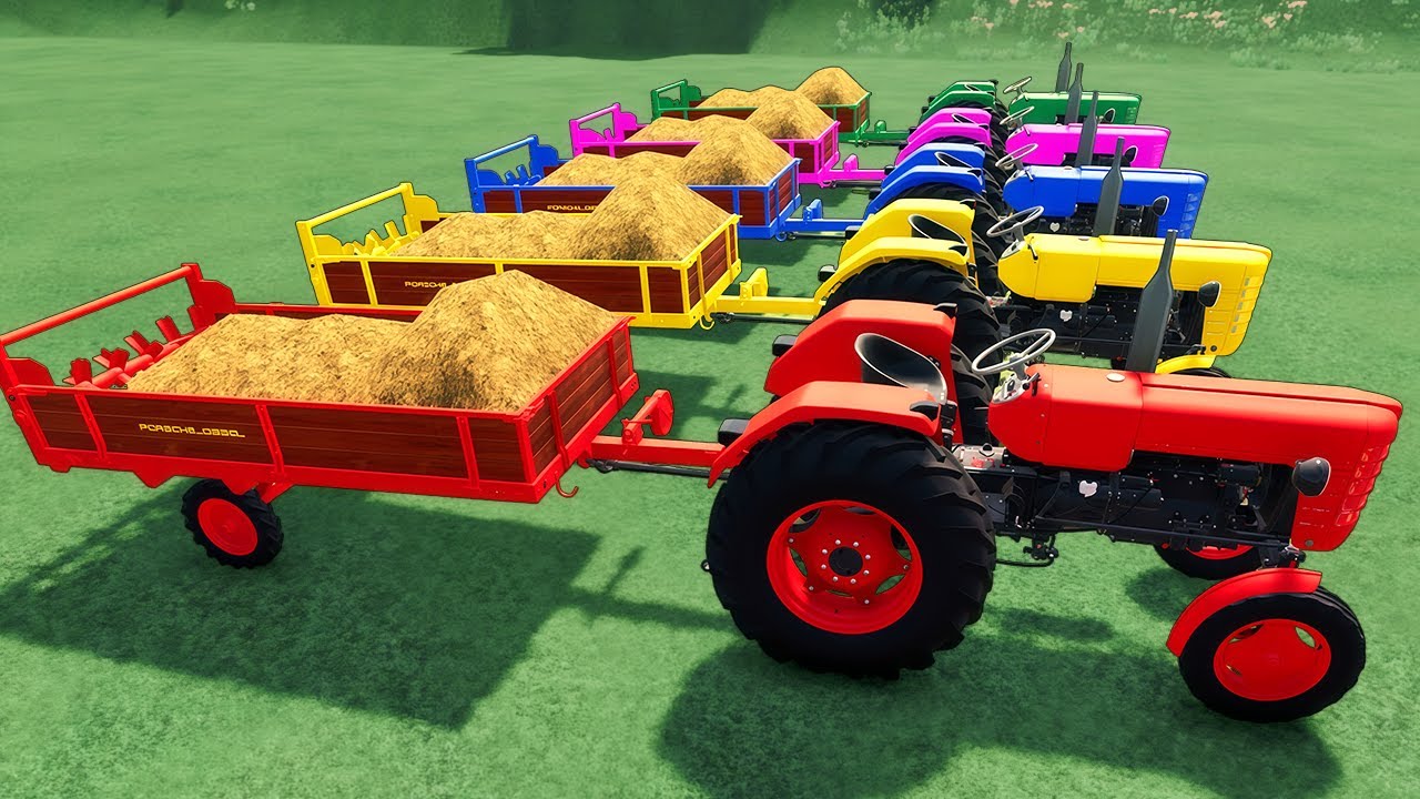Work with Colors - URSUS Mini Tractors FERTILIZER Work on Abandoned Field! - Farming Simulator 22