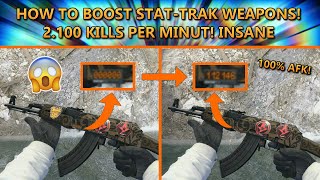 FASTEST WAY TO BOOST STATTRAK KILLS IN CSGO! (STATTRAK FARMING 2019) - CS:GO