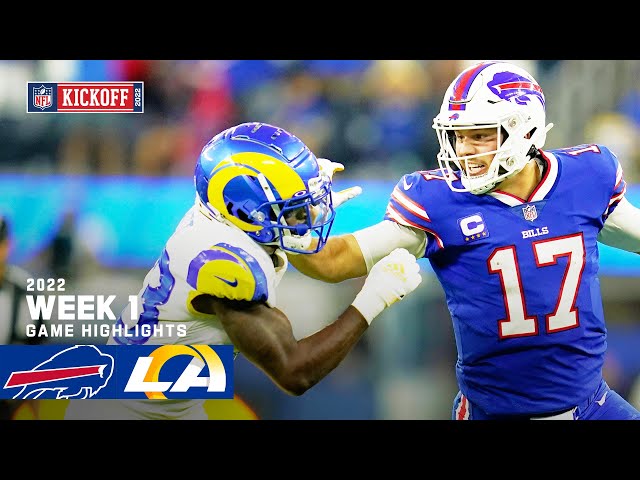 Buffalo Bills vs. Los Angeles Rams  Week 1 2022 Game Highlights 