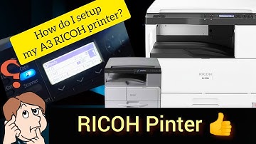 How do setup A3 Size  RICOH printer ll Easy process 👍