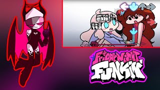 Fnf React To Cloud - Senpais Fangirl Heart Attack Rampage Fnf Mod Fanmade