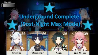 Five Nights at Raiden's: I beat the Underground Challenge! (Post-Night All Max)