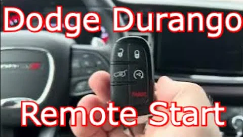 2023 Dodge Durango - How To Remote start