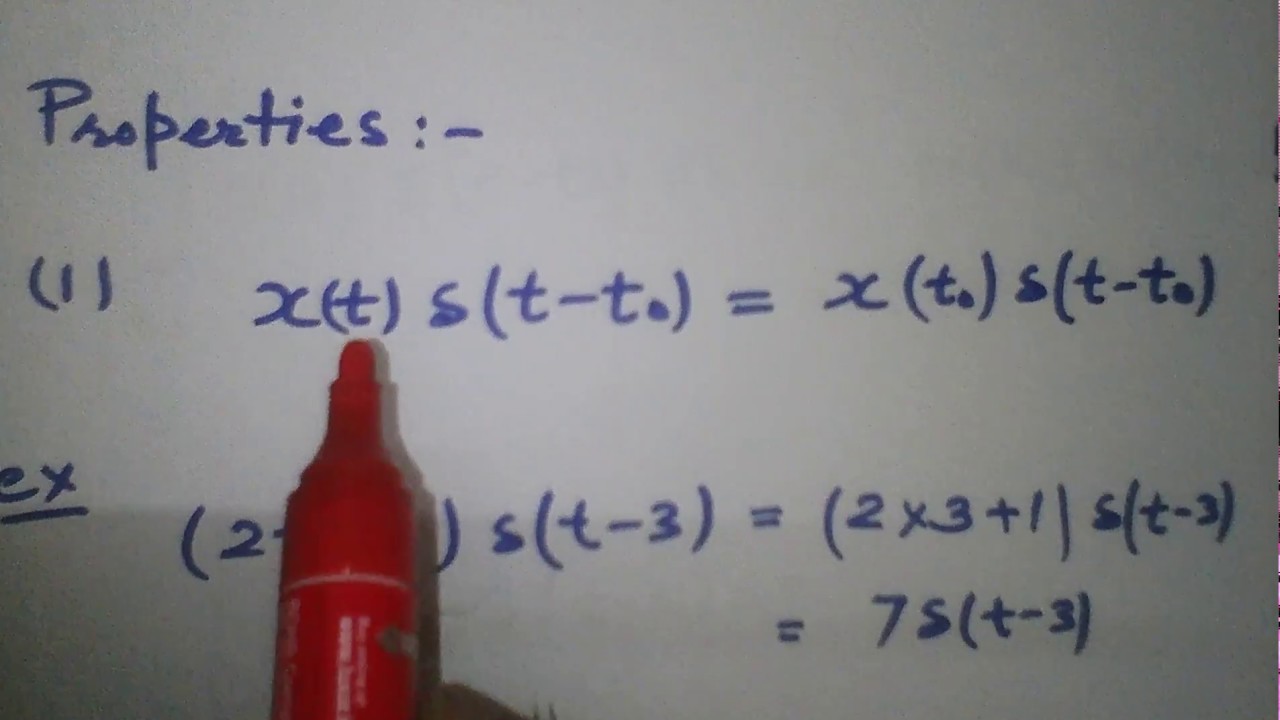 Fast Revision Impulse Function And Properties YouTube Fast revision impulse function and properties youtube