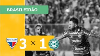 Fortaleza supera o Coritiba por 3 a 0 e vence a primeira na Série