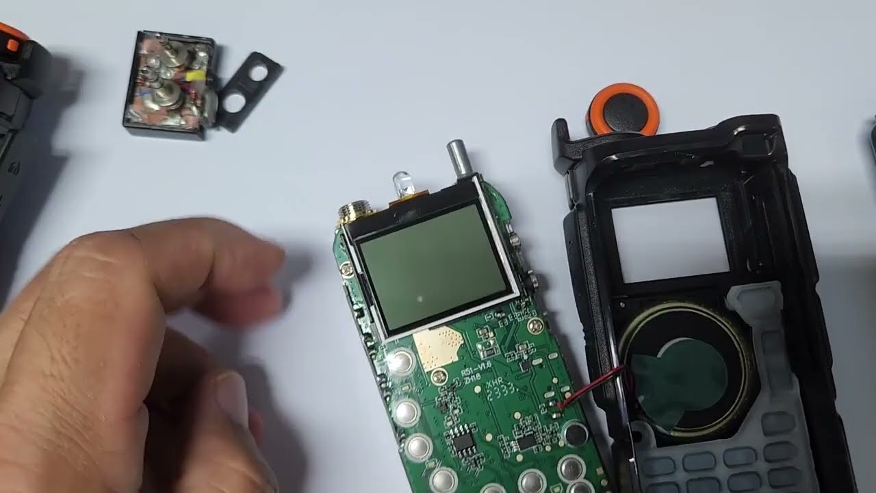 C-BOARD with MOD UV-K5 (Low Voltage and current)