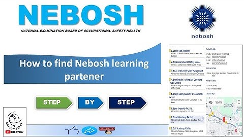 @safetytipsstudio How to Find NEBOSH Learning Partner  #neboshigc #IGS #neboshcourse #nebosh