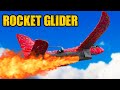 Towing a rocket glider