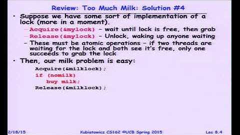 08. Semaphores, Monitors and Readers Writers