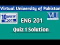 Eng201 Quiz 1 2026 solution| Spring 2026 quiz | Midterm syllabus #virtualuniversity