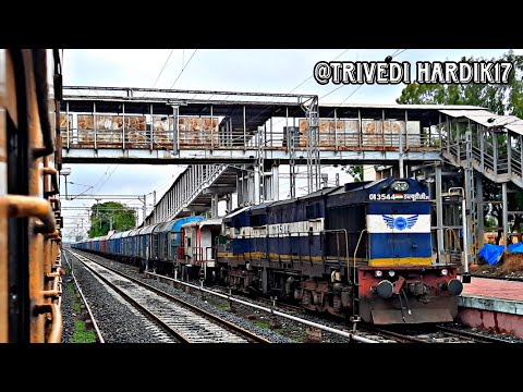 Skip Wankaner Junction With 12949 Porbandar - Santragachi Kaviguru Super Fast SBT WDP4D