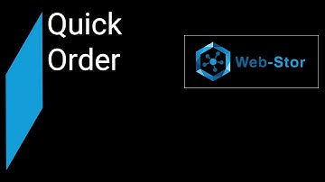 Web-Stor | Quick Order