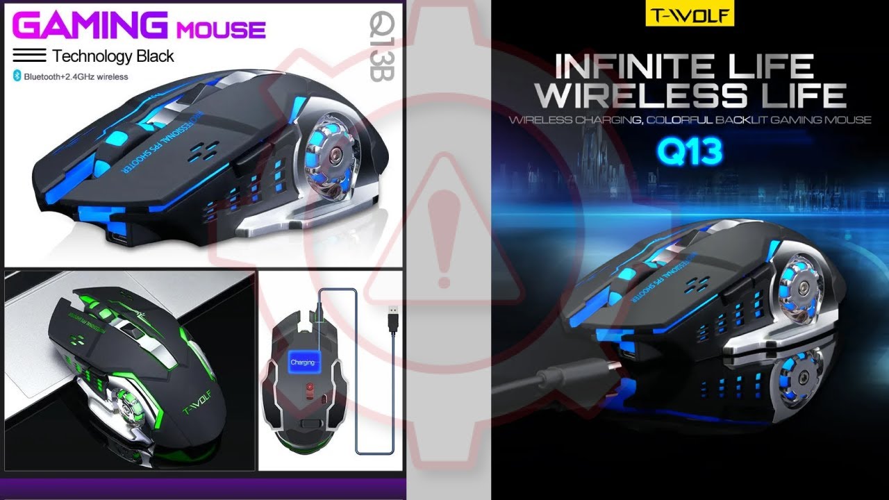 Twolf Q13 Wireless Gaming Mouse Unboxing Best budget Gaming Mouse