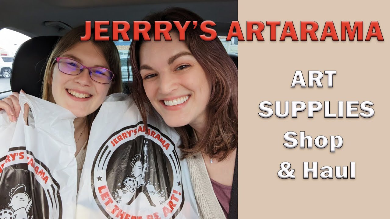 JERRY'S ARTARAMA Shopping Trip and Art Supply Haul 