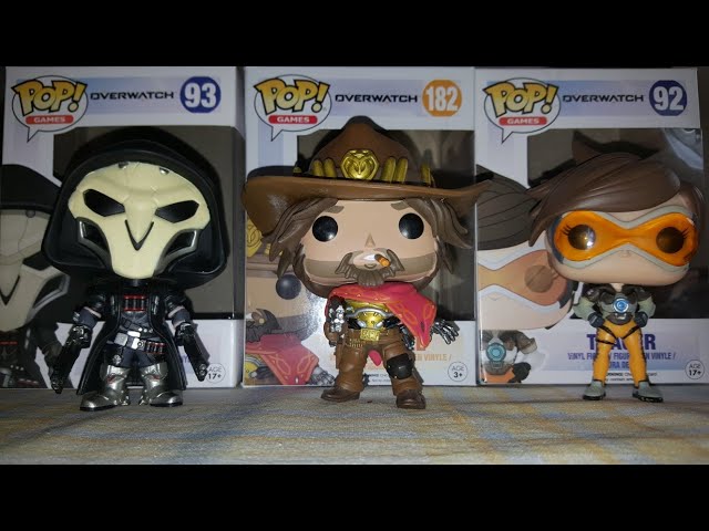 Funko pop - Overwatch - Reaper & Tracer -