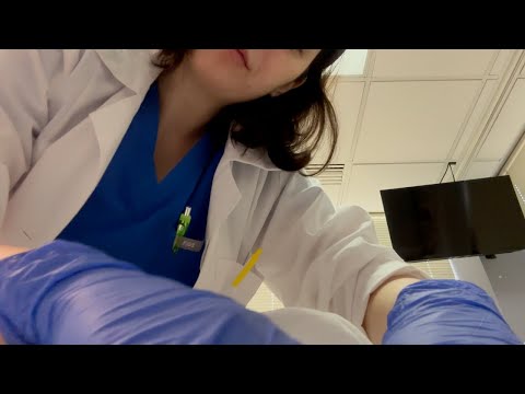 ASMR| Seeing the Gynecologist-Comprehensive Breast Exam (Longer Breast Exam, Real Medical Office)