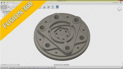 5.4 Fraesplatte - Milling plate - Autodesk Fusion 360 Training Part Design