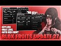 Blox Fruits Script *NO KEY* - Update 27,  Auto Red Event, Max Level, Auto Play, Third Sea &amp; More! 🩸