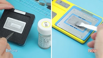 Reballing stencil using solder paste for all MacBook BGA chip series