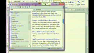 CAT 10 Word Processing - 21 Solving Problems in Word 2010