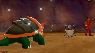 Pokémon Shield - Shiny Drednaw After 197 Dynamax Adventure Pokémon Seen (Shiny Charm)