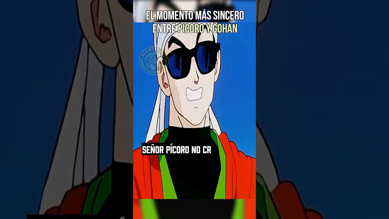El momento más sincero entre Gohan y Picoro #dragonball #dragonballz #picoro #gohan #anime