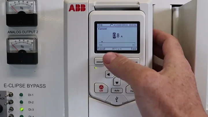 ABB ACH580 Variable Frequency Drive First Start Assistant